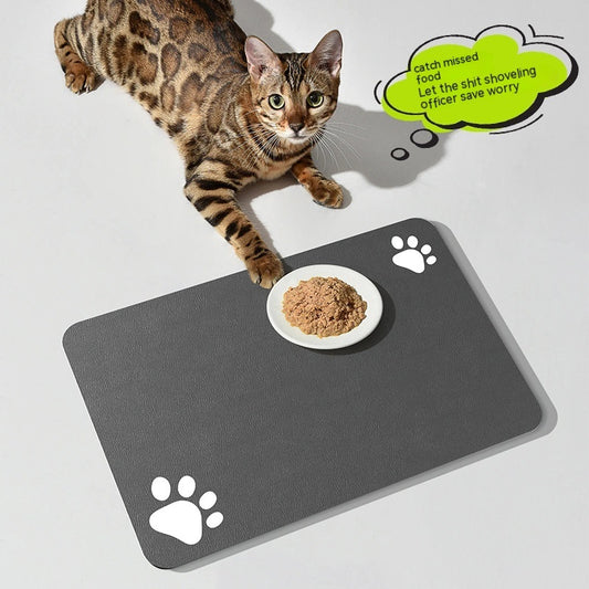 Pet Feeding Mat Dogs And Cats Placemat Quick-drying