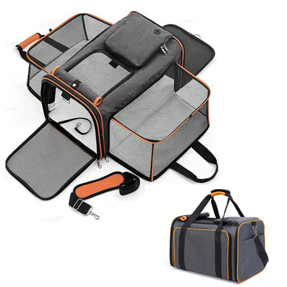 Portable Large Capacity Portable Pet Bag Breathable And Expandable