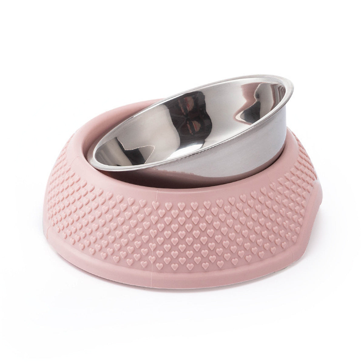 Cat Dog Bowl Stainless Steel Bowls Neck Feeder