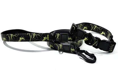 UV Printing Camouflage Embossed Pet Leash Set