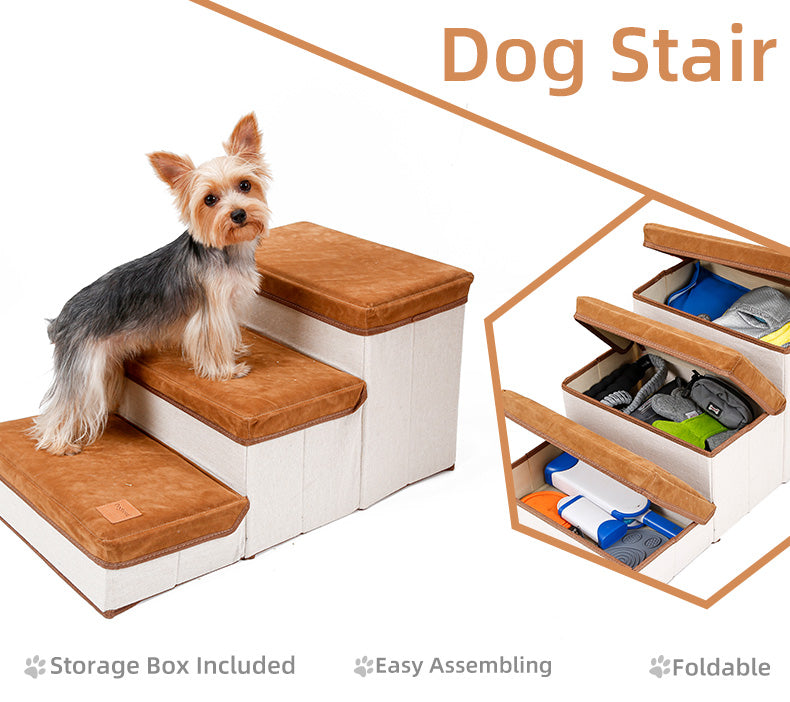 Pet Stairs For Couch And High Beds Folding Steps