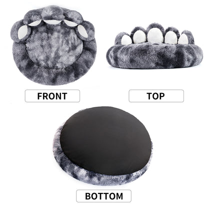 Thickened Warm Kennel For Pets With Bear Paw Shape House - Teddy Kennel