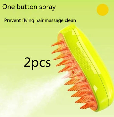 3 In 1 Cat Steam Brush Steamy Dog Brush Electric Spray