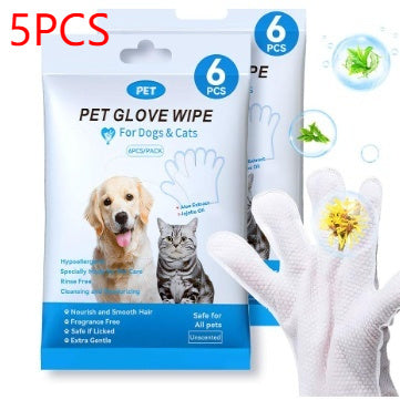Pet Disposable Gloves Dog Cleaning Dry Cleaning Gloves