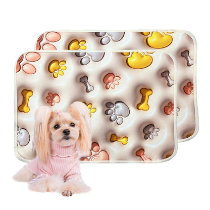 Qeils Reusable Puppy Pads Washable Pee Pads For Dogs