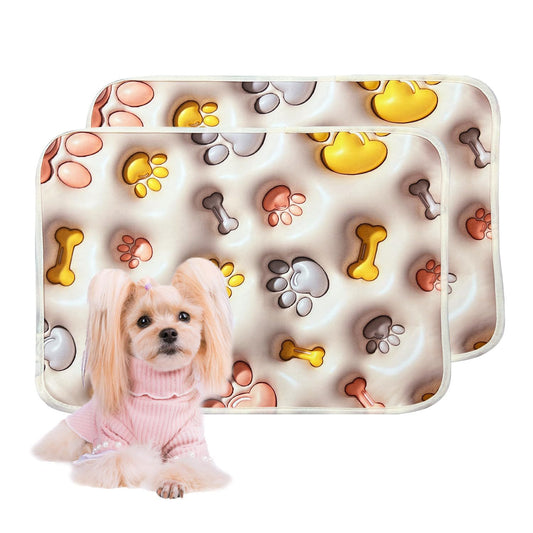 Qeils Reusable Puppy Pads Washable Pee Pads For Dogs