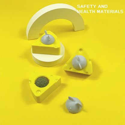 Pet Cat Catnip Toy Balls, Cheese Catnip Ball Nature Edible Chew Toys