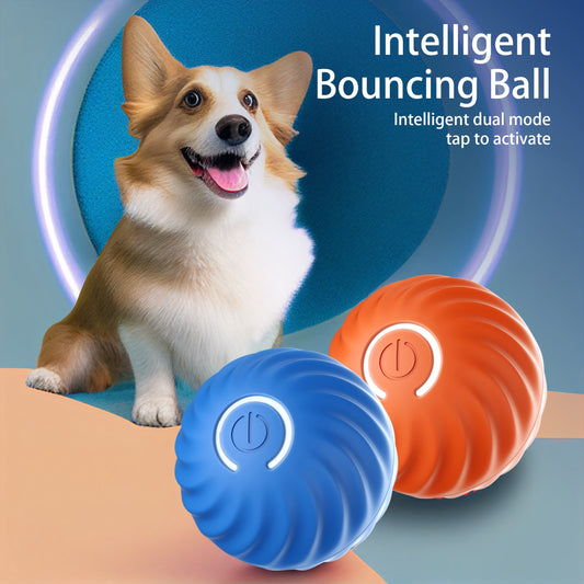 Interactive Bouncing Ball For Dogs Automatic Smart Toy, Self-moving