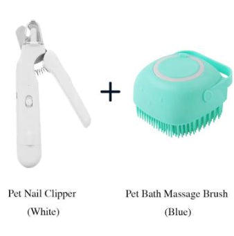 2 In 1 Pet Nail Clippers With Led Light Dog Cat Special