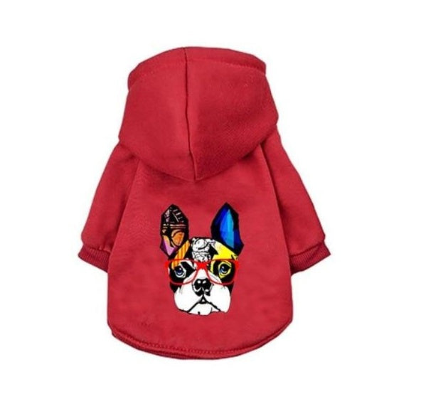 Winter Warm Dog Clothes Cotton Hoodie