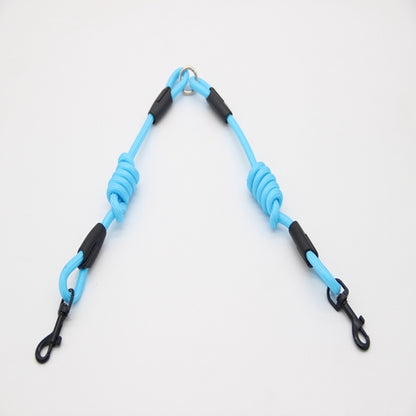 Double traction rope dog walking training