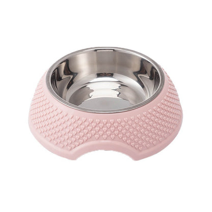 Cat Dog Bowl Stainless Steel Bowls Neck Feeder