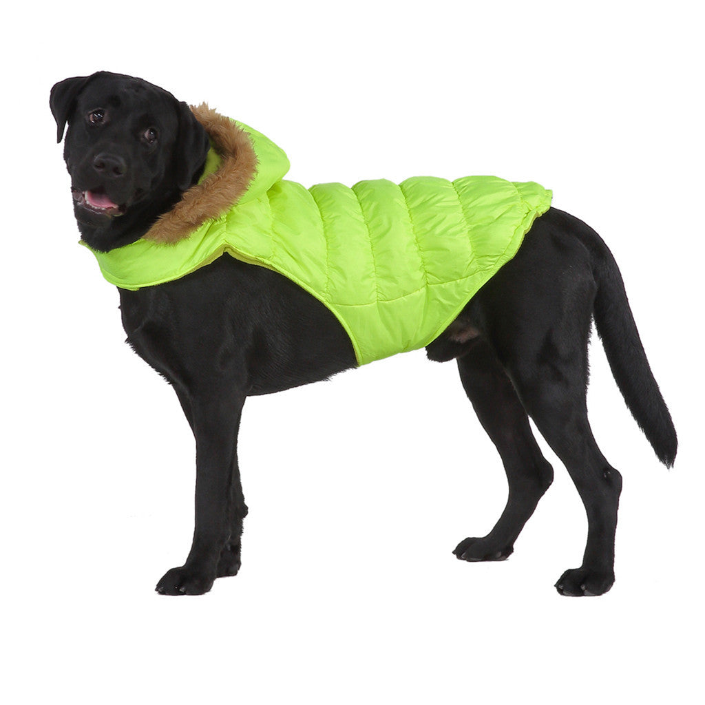 Pet clothes winter clothes big dog clothes night reflective