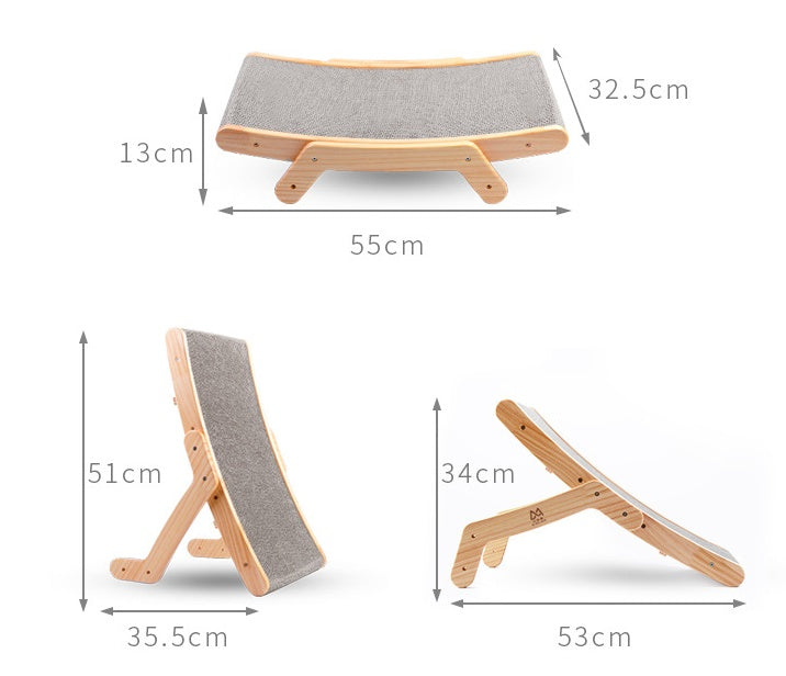 Deformation Cat Bed Vertical Corrugated Paper Grinding Claw