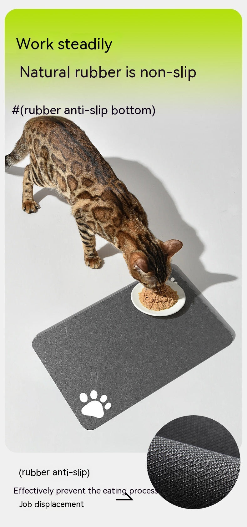 Pet Feeding Mat Dogs And Cats Placemat Quick-drying