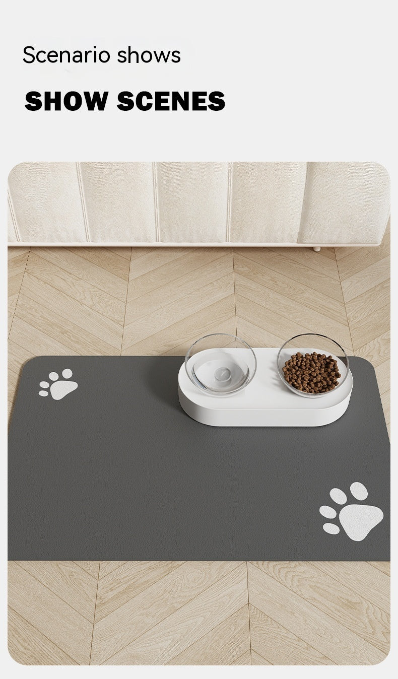 Pet Feeding Mat Dogs And Cats Placemat Quick-drying