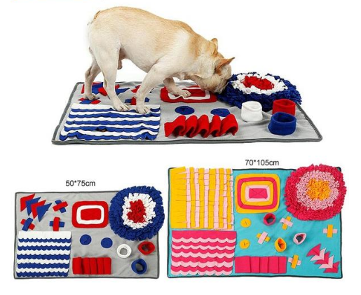 Pet Sniffing Pad Training Blanket Feeding Mat Dog Foraging Skills Toys