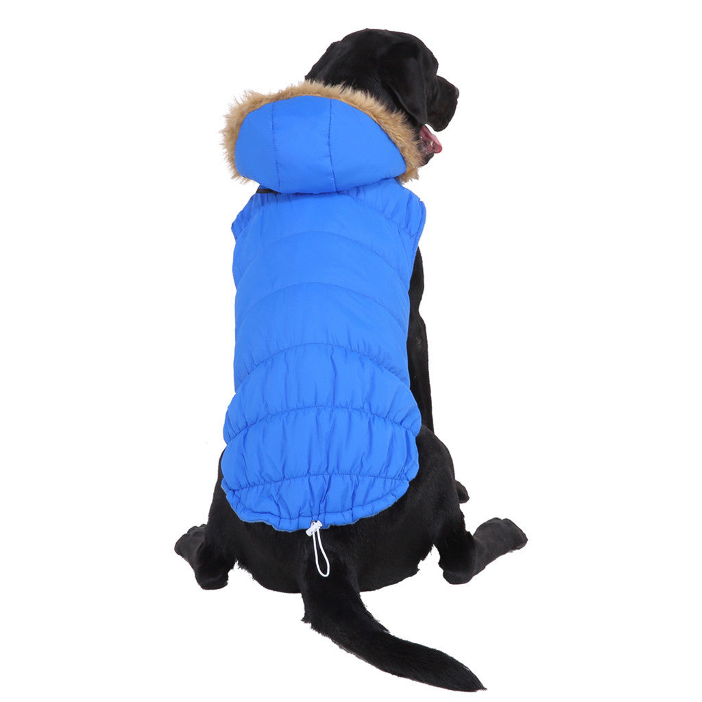 Pet clothes winter clothes big dog clothes night reflective