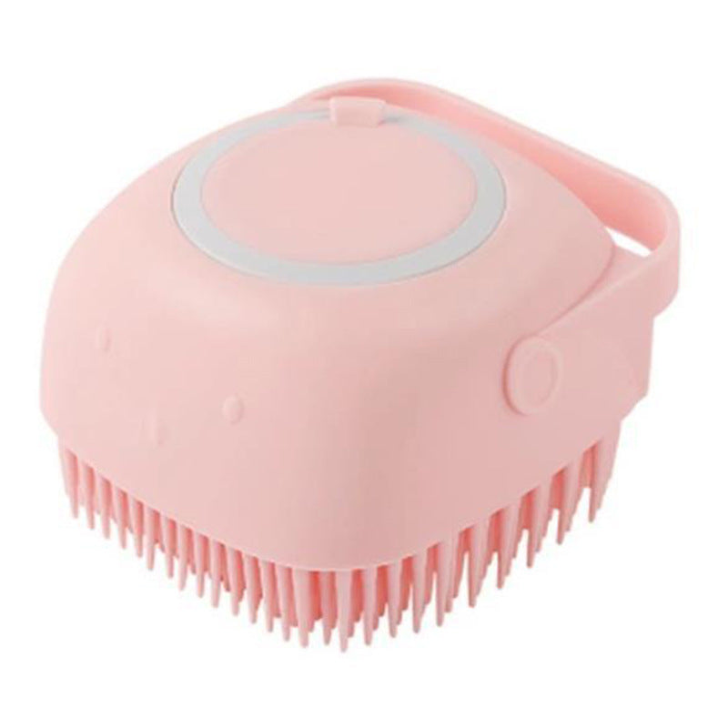 Pet silicone massage bath brush