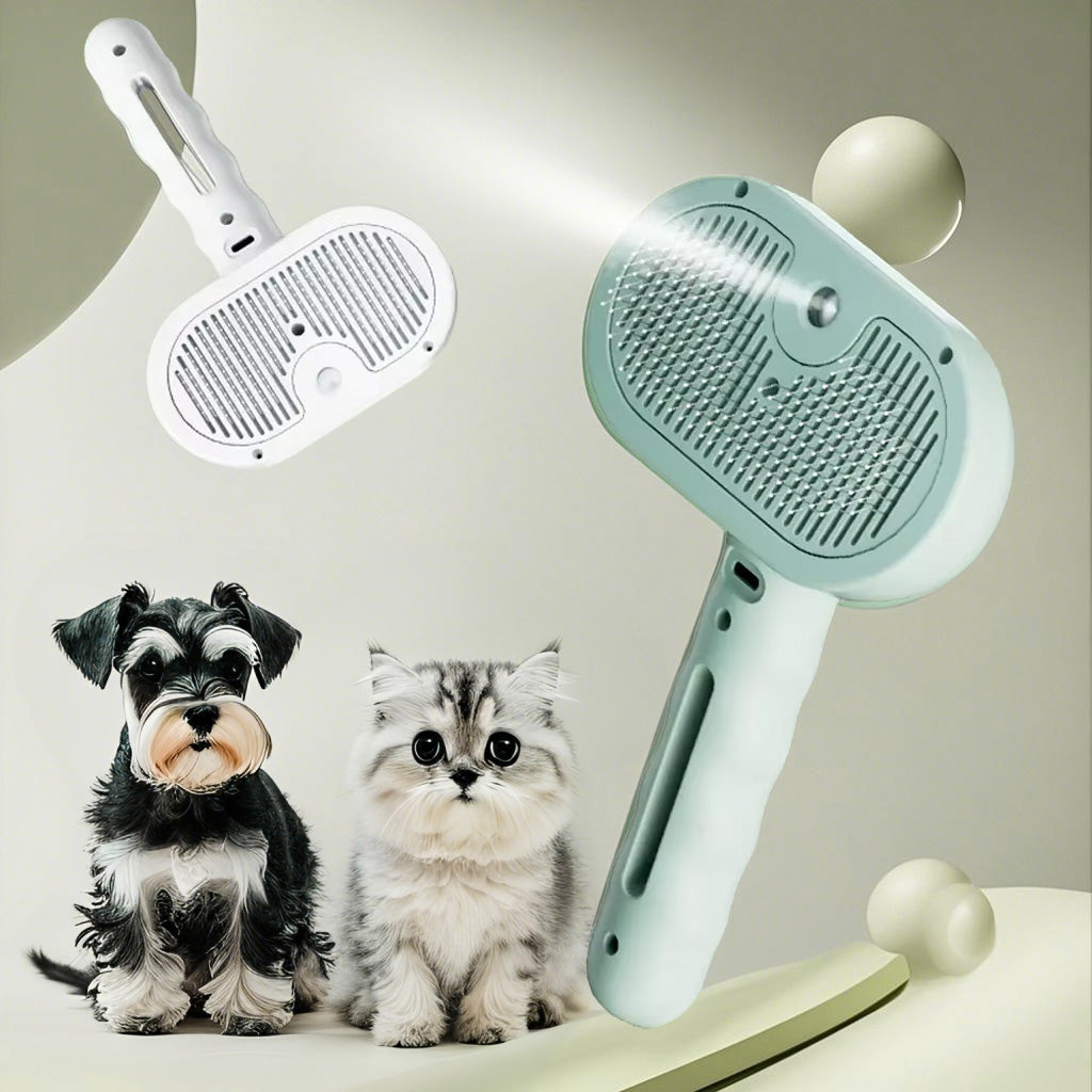 Pets Spray Hair Comb Pet Hair Remover Cleaning Brush Grooming