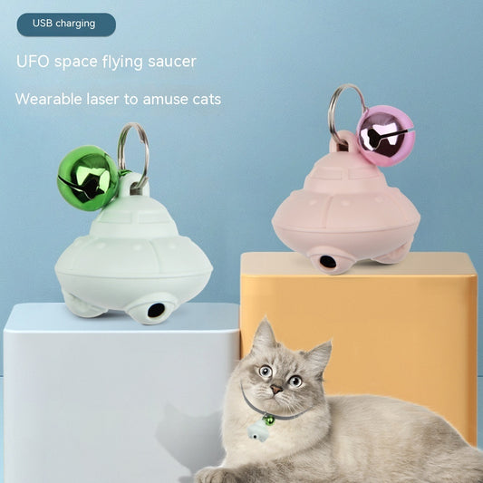 Cat Self-Hi Toy Flying Saucer USB Charging