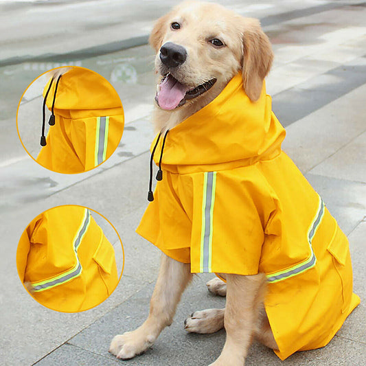 Dog Raincoat Waterproof Dog Rain Jacket
