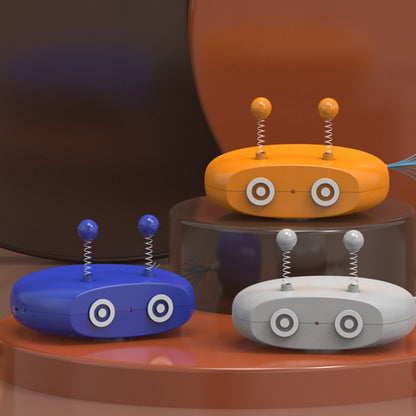 Electric Robot Laser Cat Toy USB Charging Feather Teasing Toys