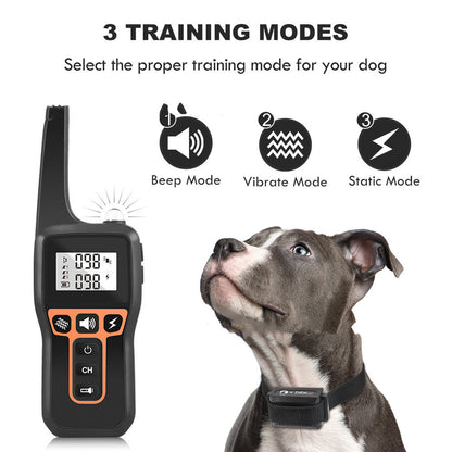 Dog Trainer Bark Stopper Waterproof Electric Shock Collar