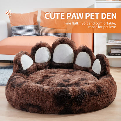 Thickened Warm Kennel For Pets With Bear Paw Shape House - Teddy Kennel