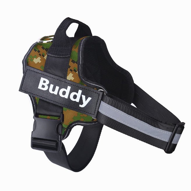 Personalized Dog Harness NO PULL Reflective Breathable Adjustable Harness