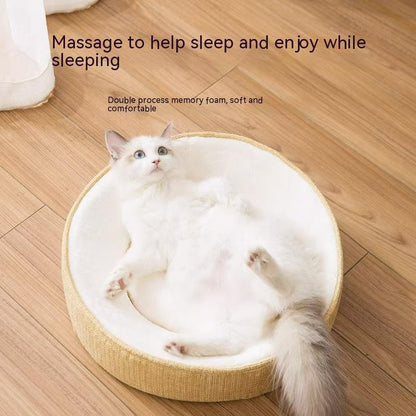 Pet Cat Removable And Washable Sponge Nest For Sleeping