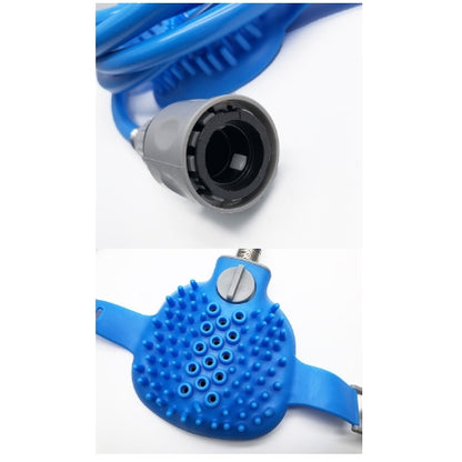 Pet Bathing Gloves Outdoor Shower Dog Bath Silicone Nozzle