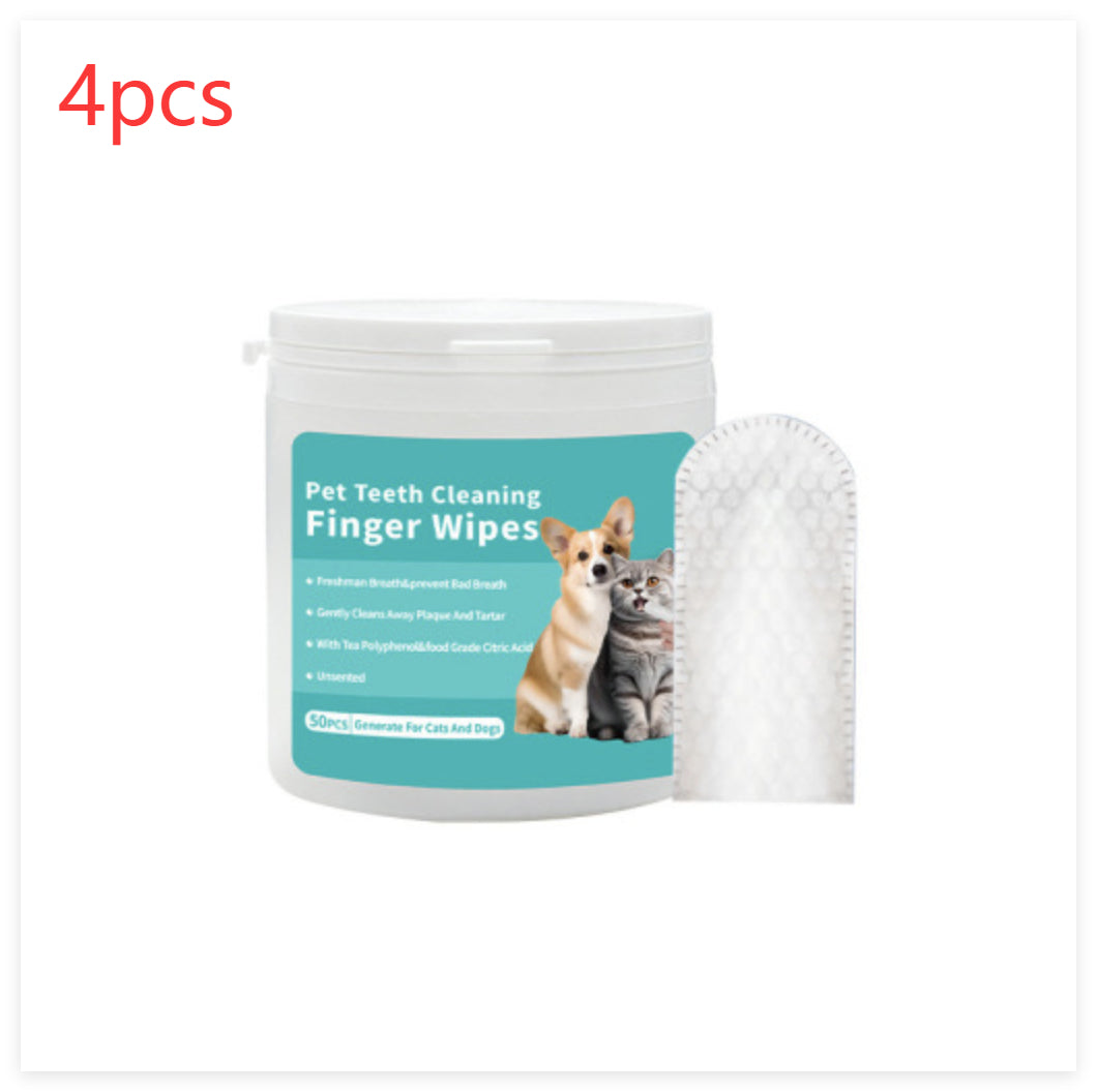 Disposable Pet Cleaning Products Teeth Cleaning Wipes