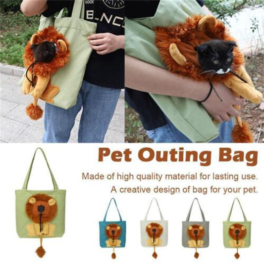 Soft Pet Carriers Lion Design Portable Breathable Bag Cat Dog Carrier