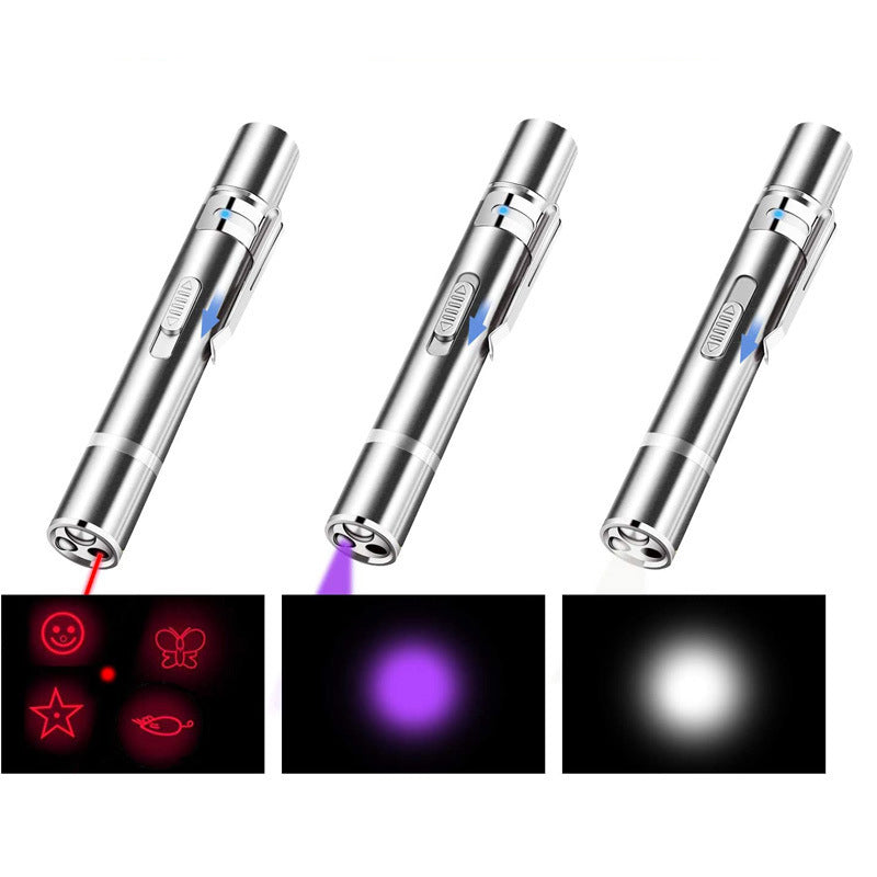 Laser Pointer Cat Toy, Red Dot LED Light Pointer Interactive Toys