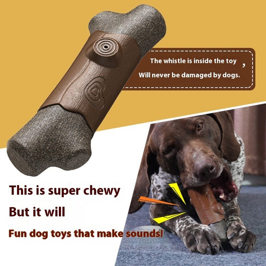 Dog Toy Bite-resistant Can Sound Molar Rod Branches