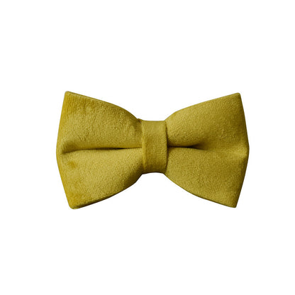 Yellow Fleece Pet Dog Collar Adjustable