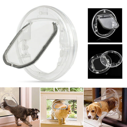 Round Pet Door For Cats Small Dogs Cat Door Flap Door For Screen