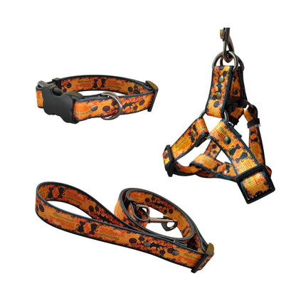 Pet Dog Print Leash Chest Harness