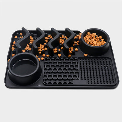 Dog Silicone Licking Pad Pet Licking Mat Silicone Smelling Mat