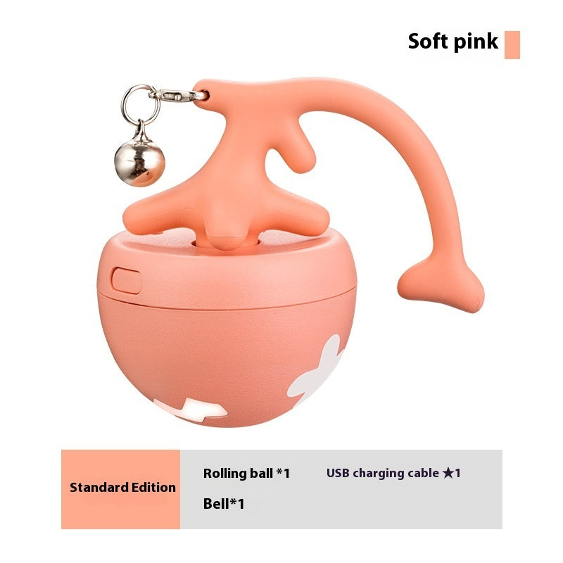 Smart Interactive Cat Toy Ball USB Rechargeable Moving Rolling Ball