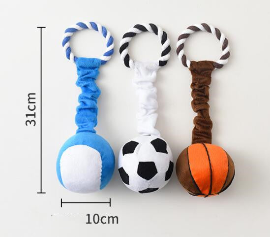 Soft Ball Pet Dog Voice Molar Toy Ball Training Supplies