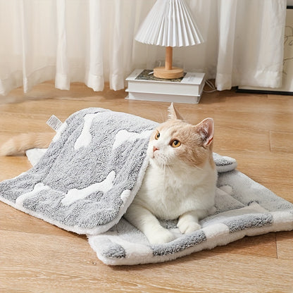 Self-Warming Cat Bed Mat Washable Dog Bed Crate