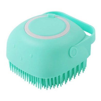 Pet silicone massage bath brush