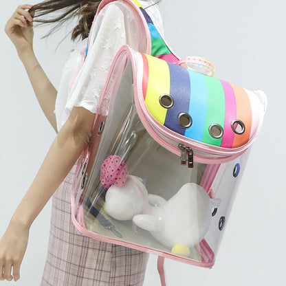 Transparent Cat Bag Going Out Portable Backpack Pet