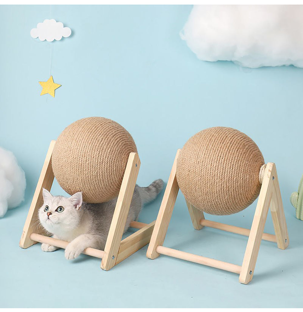 Professional Vertical Cat Toy Sisal Cat Catching Ball