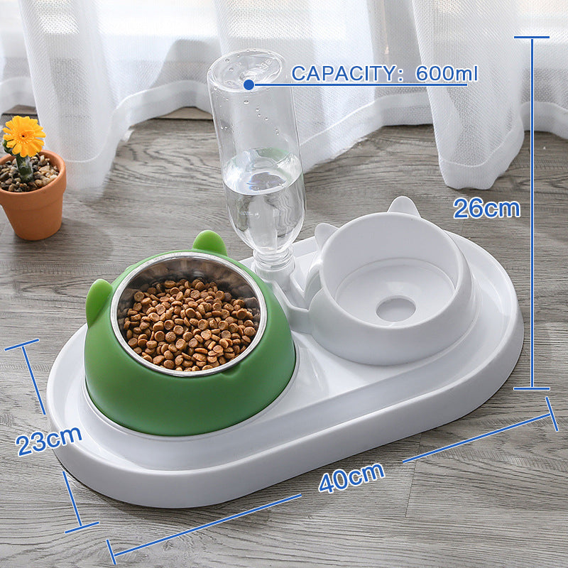 Cat Bowl Dog Bowl Food Bowl To Protect The Cervical Spine Stainless Steel Dog Bowl