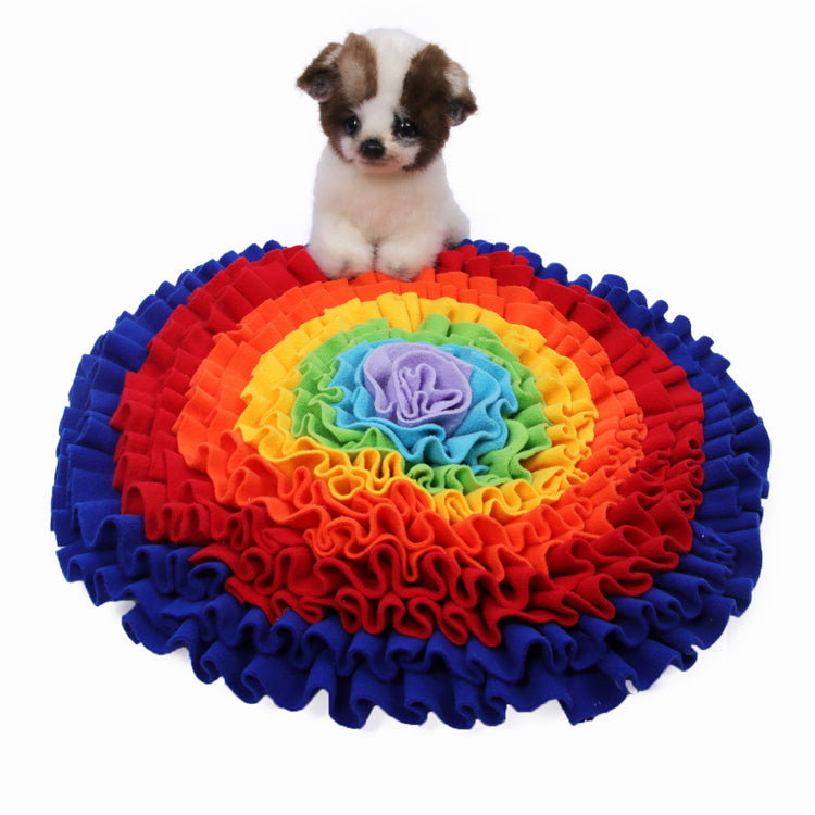 Pet Dog Snuffle Mat Nose Smell Training Sniffing Pad Dog Puzzle