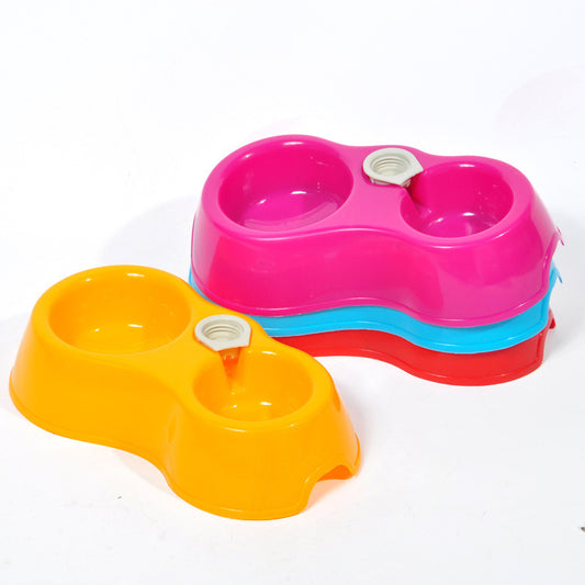 Round  Shatter-Resistant Bite Resistant Dog Bowl