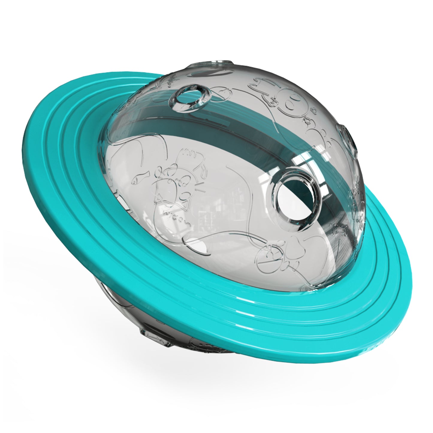 Dog Interactive Food Leaking Dispensing Treat Ball